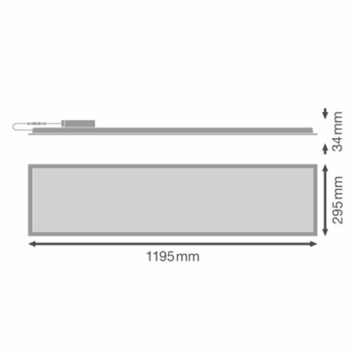 Ledvance LED-Panel 840 PL COMP 1200V33W 840