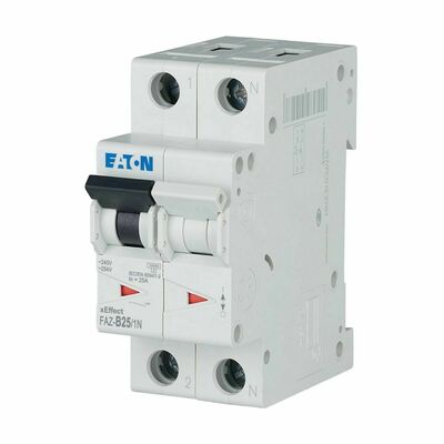 Eaton Leitungsschutzschalter B 25A, 1p+N FAZ-B25/1N