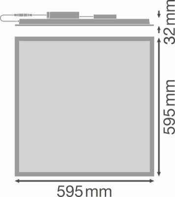 Ledvance LED-Panel M600 840, ML PLCMFT600P28840U19PS
