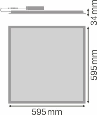 Ledvance LED-Panel M600 940, DALI PLCOMP600V35940U19D.