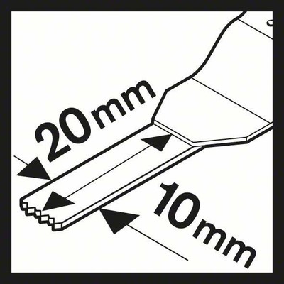 Bosch Power Tools Tauchsägeblatt 2608661641