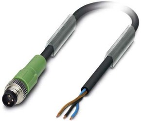 Phoenix Contact Sensor-Kabel, Stecker M8 gerade,3p.,1,5m SAC-3P-M 8MS/1,5-PUR