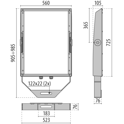 Performance in Light LED-Fluter 4000K 3104807