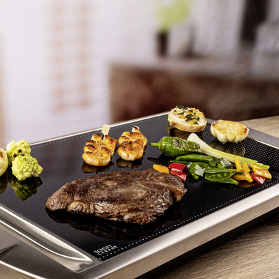 Rommelsbacher Tischgrill CERAN(R) 2000W edelstahl CG 2303/E