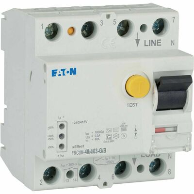 Eaton FI-Schalter 40A 4p 300mA FRCDM-40/4/03-G/B