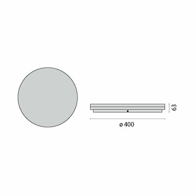 Performance in Light LED-Wand-u.Deckenleuchte 3000/4000K 3105561