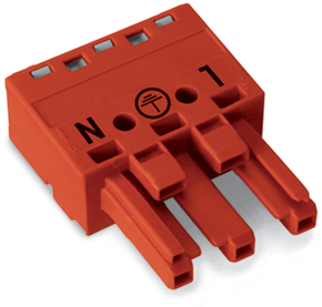 WAGO GmbH & Co. KG Buchse 3-polig, rot 770-1303