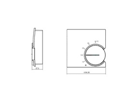 Eberle Controls Raumtemperaturregler RTR 9722
