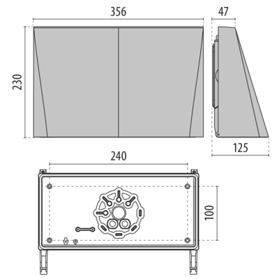 Performance in Light LED-Wandleuchte 4000K 3106328