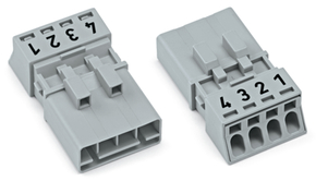 WAGO GmbH & Co. KG Stecker 4pol.o.Zugentlast.gr 890-254