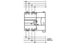 Doepke Fehlerstromschutzschalter Selftest DRCCB5 ST025-4/0,03A