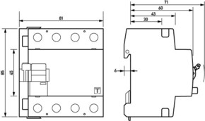 Doepke Fehlerstromschutzschalter DFS040-4/0,03-B SKNA