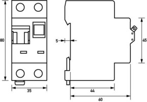 Doepke FI/LS-Kombination DRCBO3 B16/0,03/1N-A