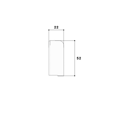 GGK Endstück für Sock. 20x50-ES rechts SLDES2050 #13888