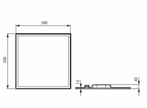 Philips Lighting LED-Einbauleuchte M600 940, WIA RC330V 36S #01468800