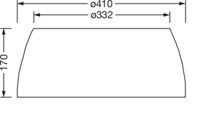 Siteco Reflektor prism. 59HC91001