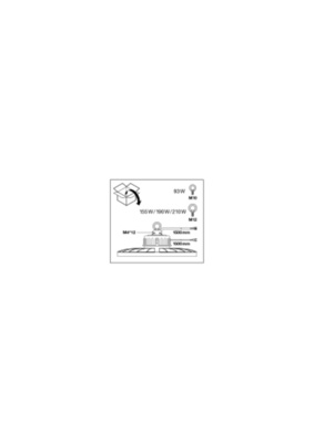 Ledvance LED-Hallenleuchte 4000K IP65 DALI HBDALI210W4000K70DEG