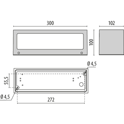 Performance in Light LED-Wandleuchte 3000K 30355290105