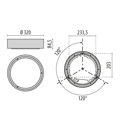 Performance in Light LED-Wand-/Deckenleuchte 4000K 30417390100