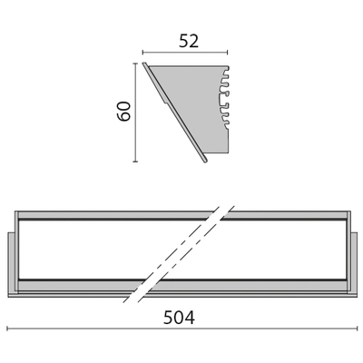 Performance in Light LED-Anbauleuchte linear 4000K DALI 3107540
