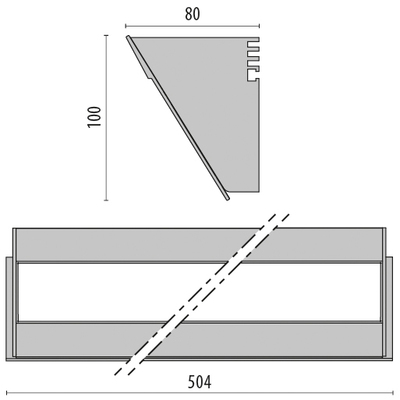 Performance in Light LED-Anbauleuchte linear 4000K DALI 3107546