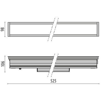 Performance in Light LED-Anbauleuchte linear 3000K DALI 3107554