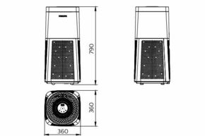 Philips Lighting Desinfektionsgerät zur Luftdesinfektion UVCA200EU4PL-L18WTUV
