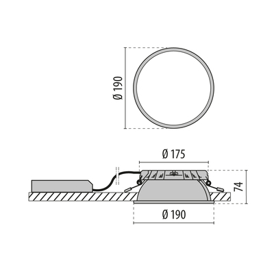 Performance in Light LED-Downlight 3000K 3108958