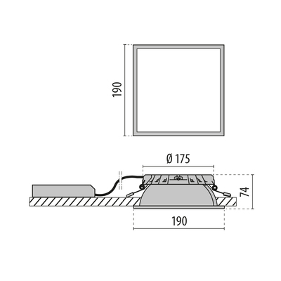 Performance in Light LED-Downlight 4000K 3108984
