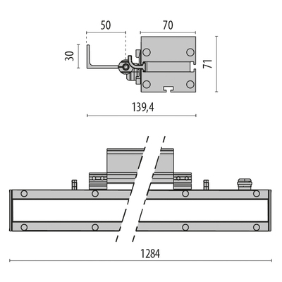 Performance in Light LED-Anbauleuchte linear 3000K 3109301