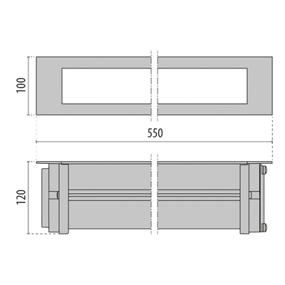 Performance in Light LED-Einbauleuchte linear 4000K 3109352