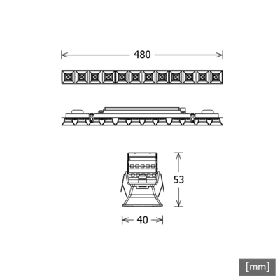 LTS Licht&Leuchten LED-Lichteinsatz 840, DALI, schwarz LK-CH 045.122#665608
