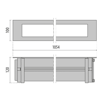 Performance in Light LED-Einbauleuchte linear 3000K 3109365