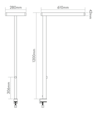 Nobile LED-Leuchte 840 dimmbar 1751326010