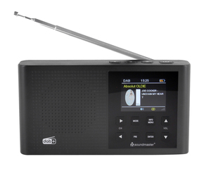Soundmaster DAB+/UKW Digitalradio Farbdisplay DAB165SW sw