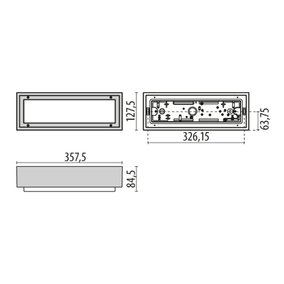 Performance in Light LED-Wandleuchte 4000K 3109461