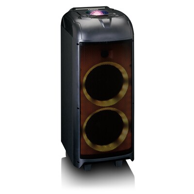 LENCO Soundanlage m.Partylight,Discok. PA-260BK Black