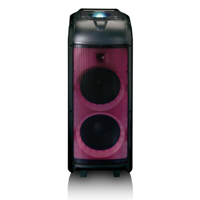 LENCO Soundanlage m.Partylight,Discok. PA-260BK Black