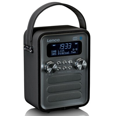 LENCO DAB+ Radio portable,Akku,BT PDR-051 Black