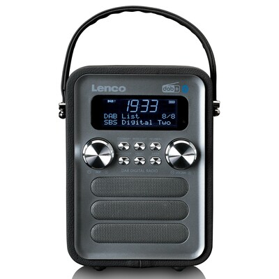 LENCO DAB+ Radio portable,Akku,BT PDR-051 Black
