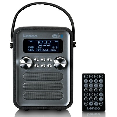 LENCO DAB+ Radio portable,Akku,BT PDR-051 Black