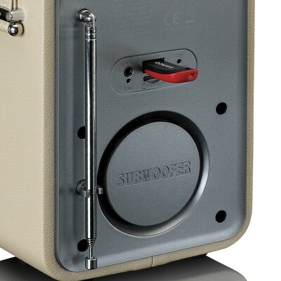 LENCO DAB+ Radio portable,Akku,BT PDR-051 Taupe