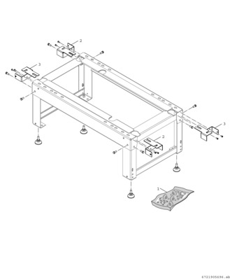 Bosch Thermotechnik Montagesockel groß für AW OR-T 8738214744