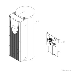 Bosch Thermotechnik Puffermodul mit 300l-Pufferspei. BH300P