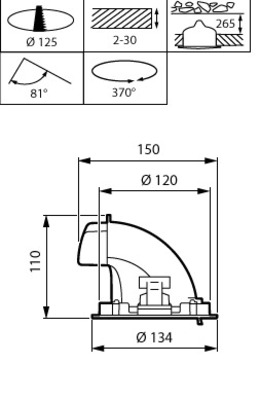 Philips Lighting LED-Einbaustrahler 930 RS772B49S930PSUEHWBW