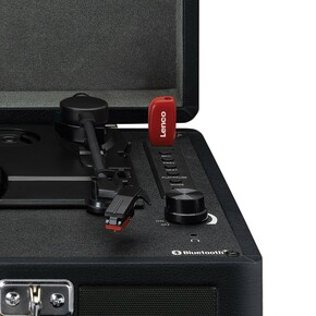 CLASSIC PHONO Koffer-Plattenspieler Retro,BT TT-115BK