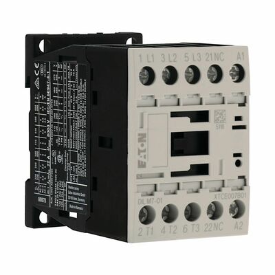 Eaton Leistungsschütz 1Ö 3kW/400V,AC DILM7-01(24V50/60HZ)