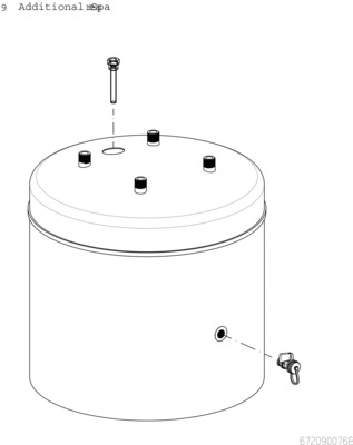 Bosch Thermotechnik Pufferspeicher Nutzinhalt 50 L BST50EHP