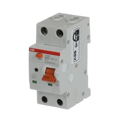 ABB Stotz S&J Brandschutzschalter B20,6kA,1P+N S-ARC1 B20
