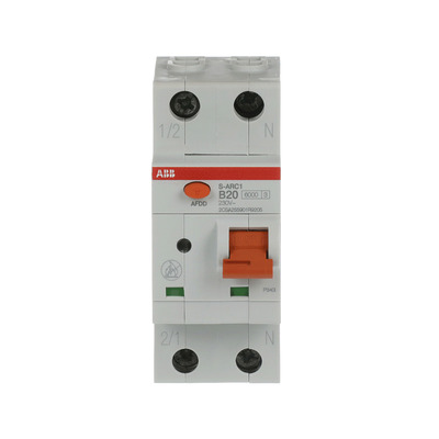 ABB Stotz S&J Brandschutzschalter B20,6kA,1P+N S-ARC1 B20
